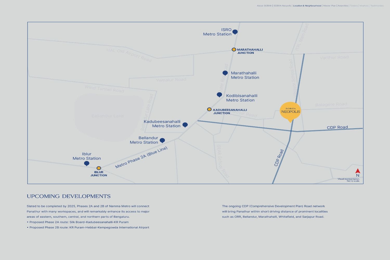 SOBHA Neopolis Panathur Location Map2